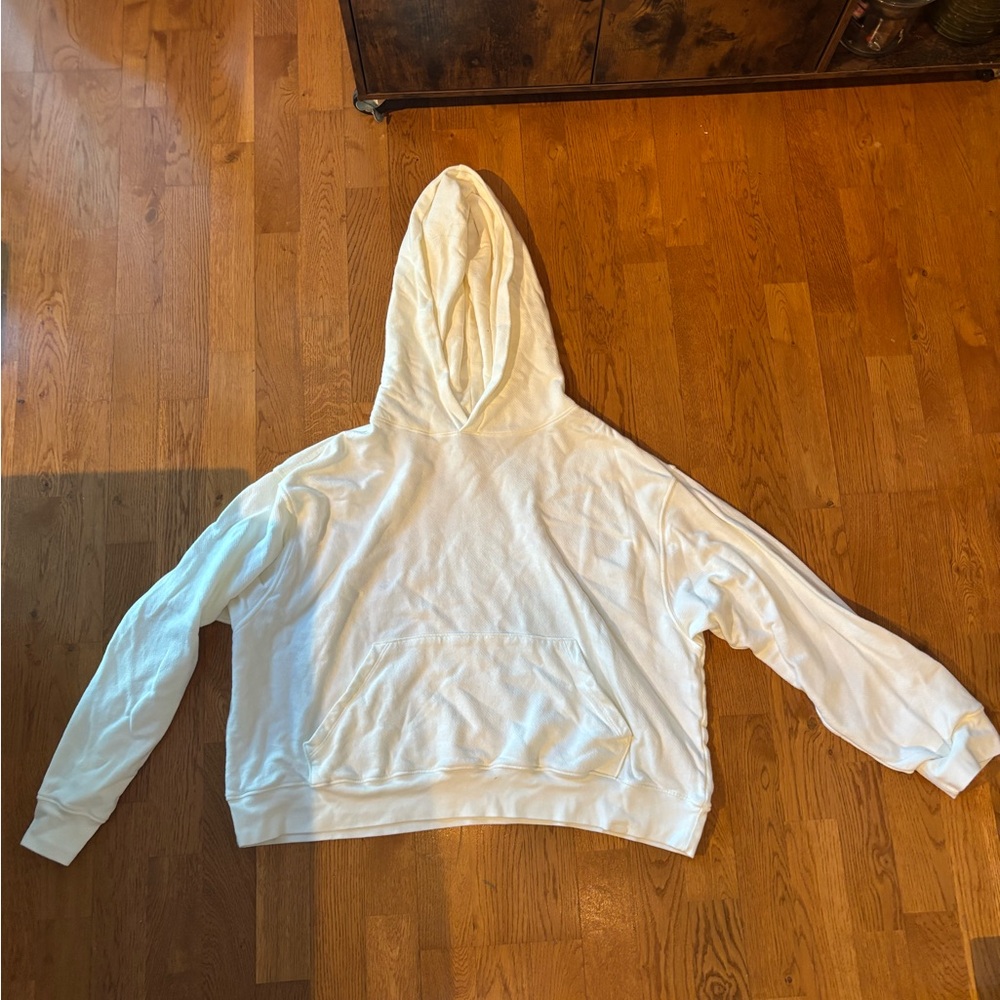 SET active white hoodie